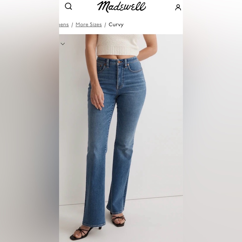 Madewell curvy, skinny flare Women's Jeans size 27